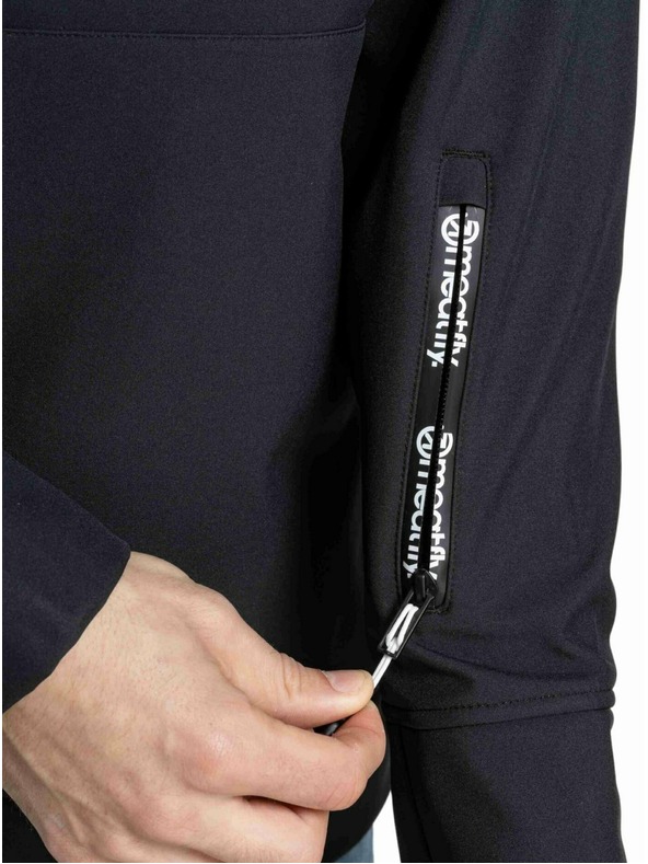 Meatfly Meatfly pánska softshell bunda Jax Black / White |