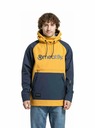 Meatfly Meatfly pánska softshell bunda Jax Saphire Blue / Camel |