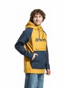 Meatfly Meatfly pánska softshell bunda Jax Saphire Blue / Camel |