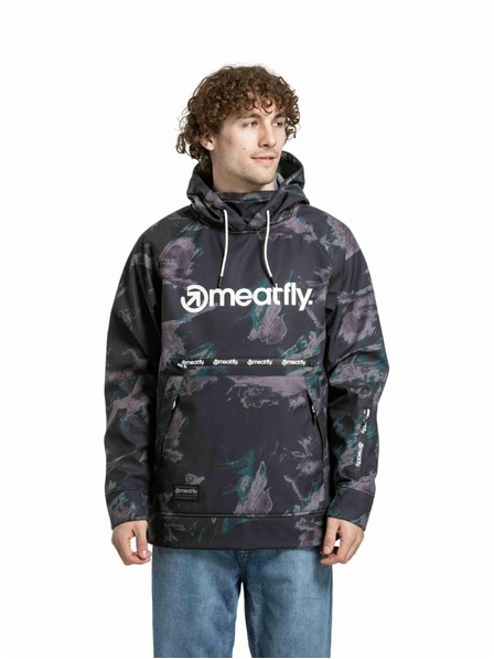 Meatfly Meatfly pánska softshell bunda Jax Mossy Botanical |
