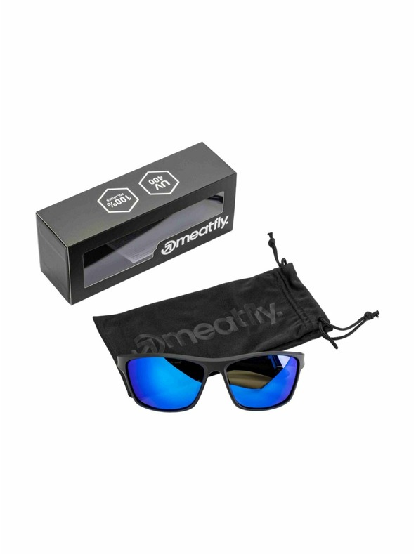 Meatfly Meatfly slnečné okuliare Bob Black / Blue |