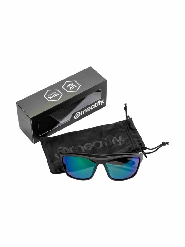 Meatfly Meatfly slnečné okuliare Bob Black / Green |