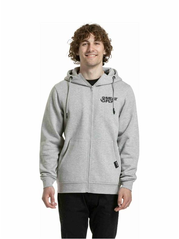 Meatfly Meatfly pánska mikina Cooper Grey Heather
