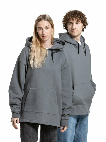 Meatfly Meatfly unisex mikina Omani Pewter | Sivá