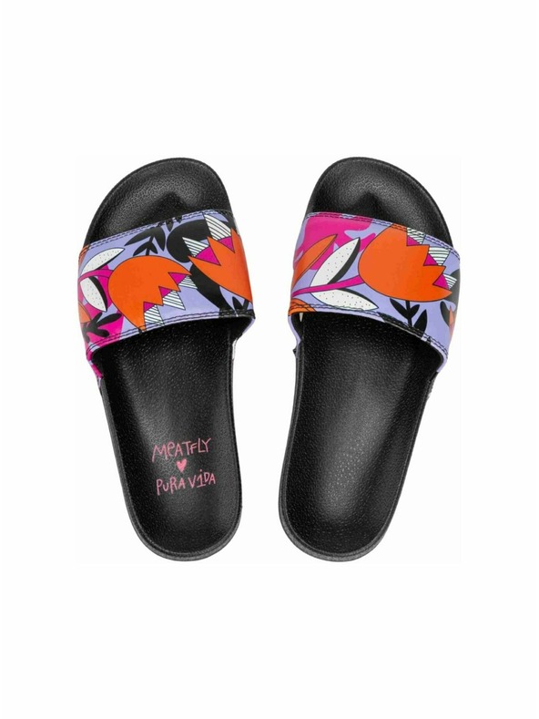 Meatfly Meatfly dámske papuče Hudson Pura Vida Lila Love