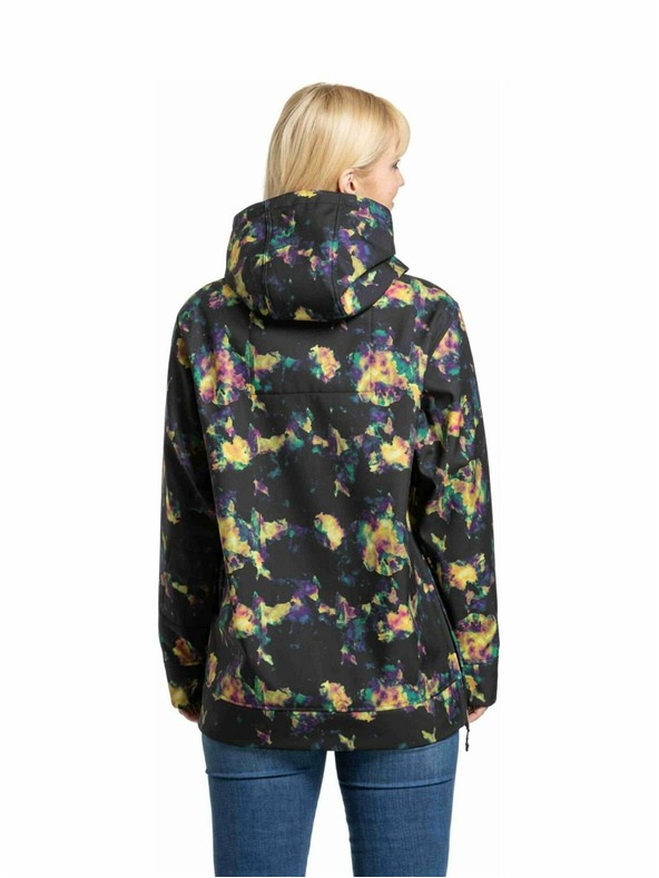 Meatfly Meatfly dámska softshell bunda Alita Dark Aquarel | Mnohofarebná |