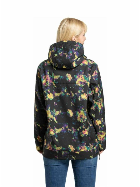 Meatfly Meatfly dámska softshell bunda Alita Dark Aquarel | Mnohofarebná |