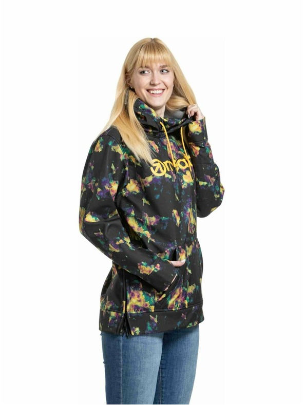 Meatfly Meatfly dámska softshell bunda Alita Dark Aquarel | Mnohofarebná |