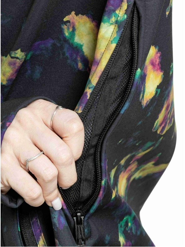 Meatfly Meatfly dámska softshell bunda Alita Dark Aquarel | Mnohofarebná |