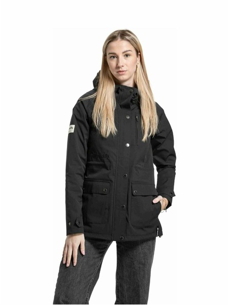 Meatfly Meatfly dámska street bunda Xita Black / White Logo |