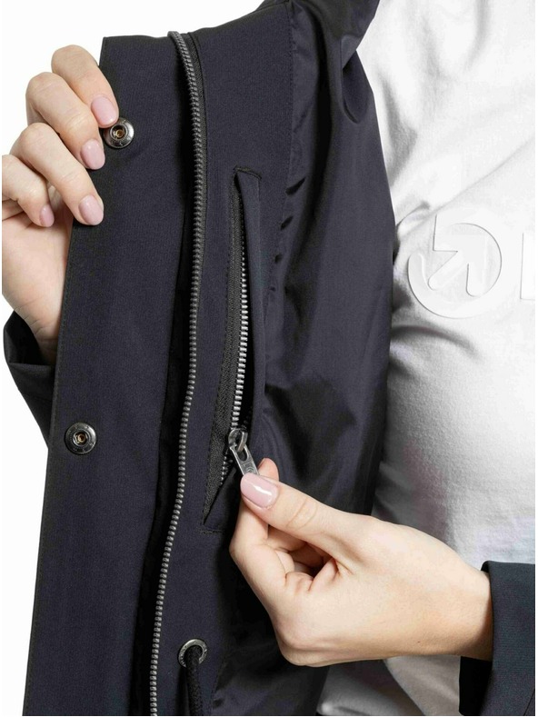 Meatfly Meatfly dámska street bunda Xita Black / White Logo |