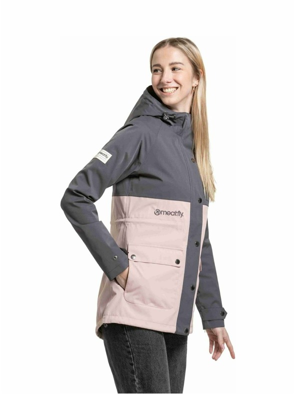 Meatfly Meatfly dámska street bunda Xita Grey / Maue | Šedá |