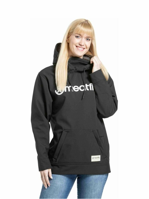 Meatfly Meatfly dámska softshell bunda Alita Black / White