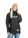 Meatfly Meatfly dámska softshell bunda Alita Black / White