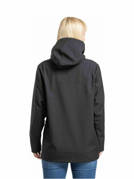 Meatfly Meatfly dámska softshell bunda Alita Black / White