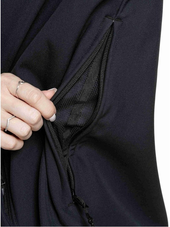 Meatfly Meatfly dámska softshell bunda Alita Black / White