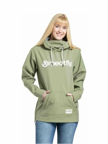 Meatfly Meatfly dámska softshell bunda Alita Olive / White