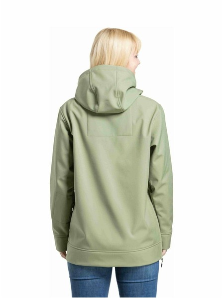 Meatfly Meatfly dámska softshell bunda Alita Olive / White