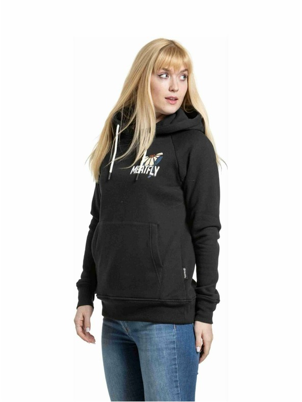 Meatfly Meatfly dámska mikina Watani Black Flowers