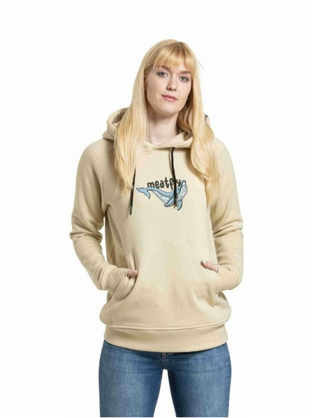 Meatfly Meatfly dámska mikina Watani Beige Whale