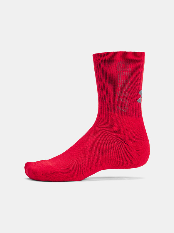 Under Armour Unisexové ponožky Under Armour UA 3-Maker Mid-Crew (3 páry)