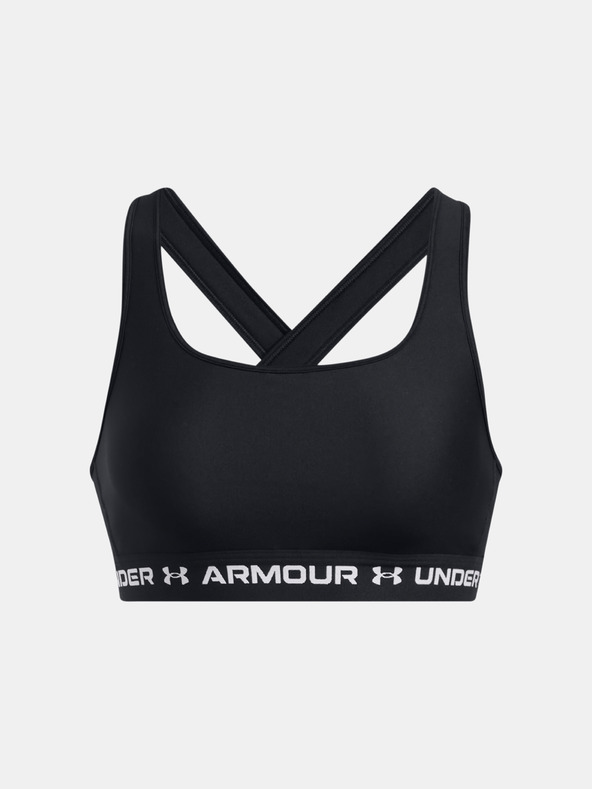 Under Armour Dámska podprsenka Under Armour Crossback Mid Bra-BLK