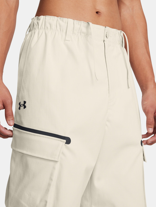 Under Armour Pánske športové nohavice Under Armour UA Unstoppable Utility Cargo-WHT