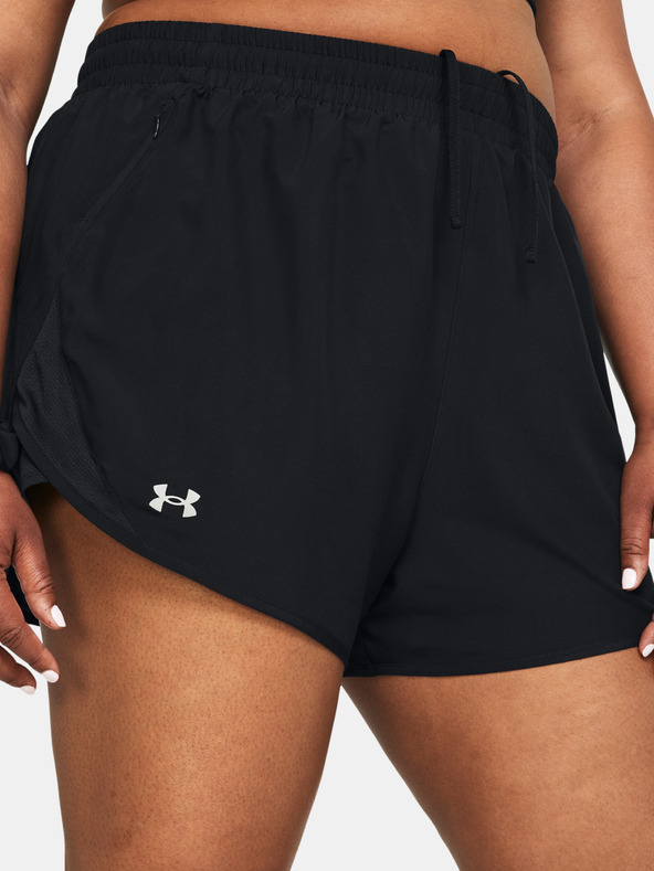 Under Armour Dámske kraťasy Under Armour UA Fly By 3'' Shorts&-BLK