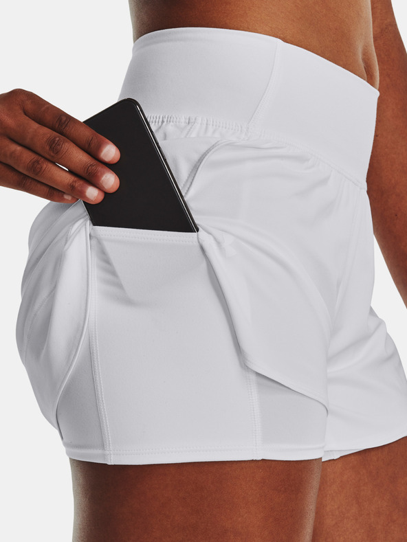 Under Armour Dámske kraťasy Under Armour Flex Woven 2-in-1 Short-WHT