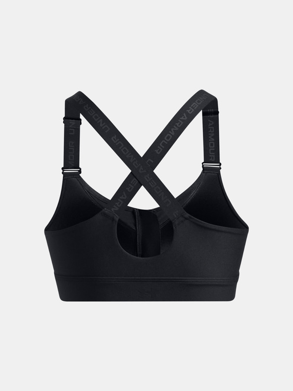 Under Armour Dámska podprsenka Under Armour UA Infinity High Zip 2.0 Bra-BLK