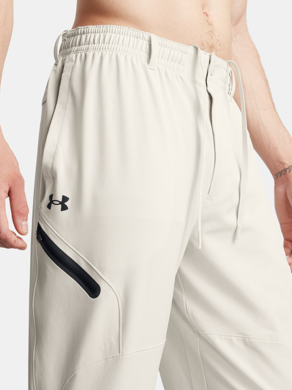 Under Armour Pánske tepláky Under Armour UA Unstoppable Joggers-WHT