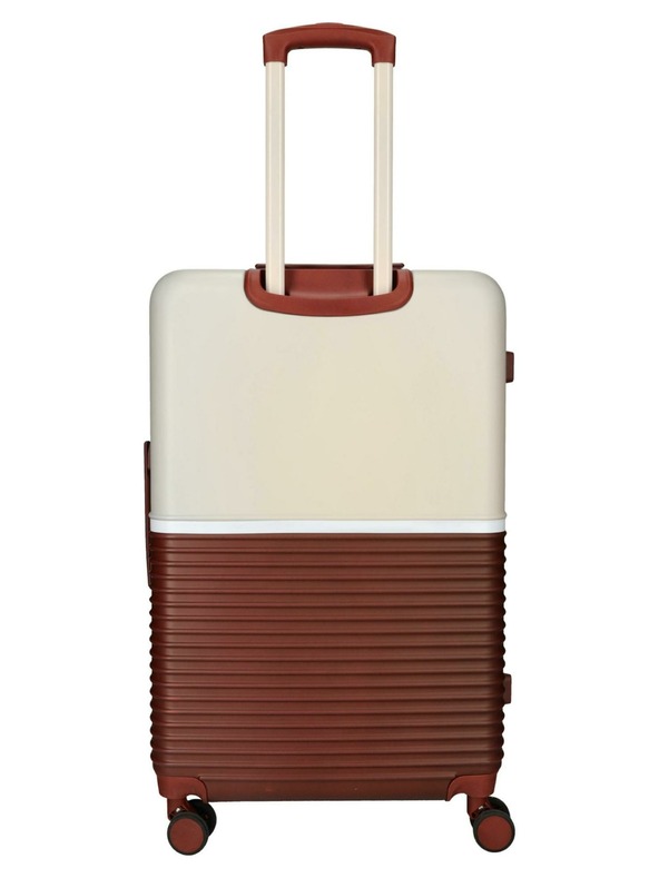 Enrico Benetti Cestovný kufor Enrico Benetti Princetown L Bordeaux/Pink