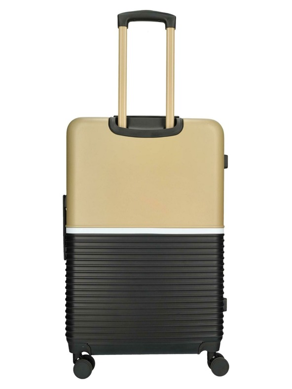 Enrico Benetti Cestovný kufor Enrico Benetti Princetown L Black/Camel