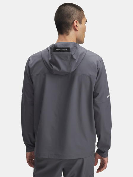 Under Armour Pánska bunda Under Armour UA Tech Utility Woven Jckt-GRY