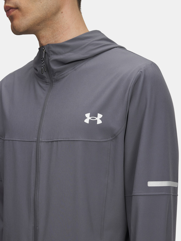 Under Armour Pánska bunda Under Armour UA Tech Utility Woven Jckt-GRY
