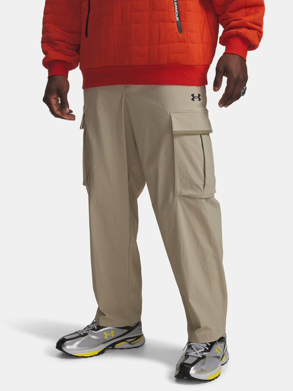 Under Armour Pánske športové nohavice Under Armour UA UNSTPBLE TXTR WOVEN CARGO-BRN
