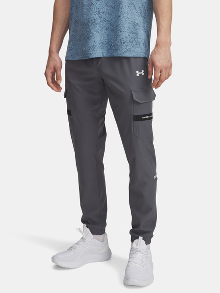Under Armour Pánske športové nohavice Under Armour UA Tech Utility Woven Pant-GRY