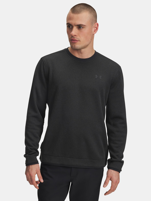 Under Armour Pánska mikina Under Armour UA M Sweater Fleece Crew-BLK