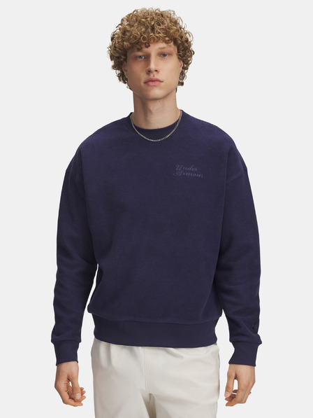 Under Armour Pánska mikina Under Armour UA Icon Rev Terry Crew-BLU