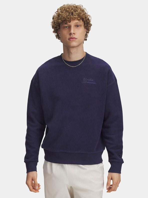 Under Armour Pánska mikina Under Armour UA Icon Rev Terry Crew-BLU