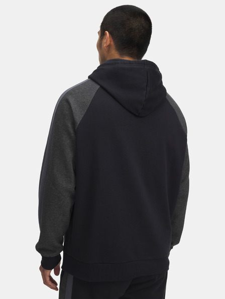 Under Armour Pánska mikina Under Armour UA Rival Flc CB Hood-BLK