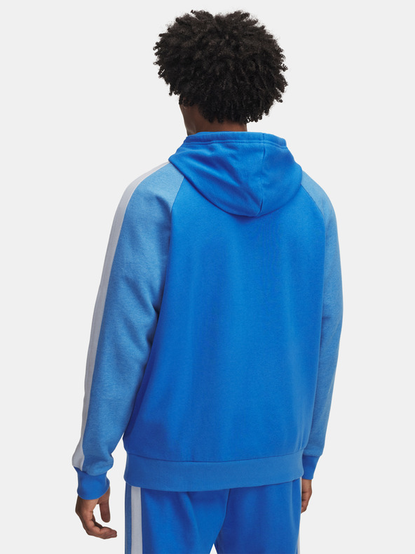 Under Armour Pánska mikina Under Armour UA Rival Flc CB Hood-BLU