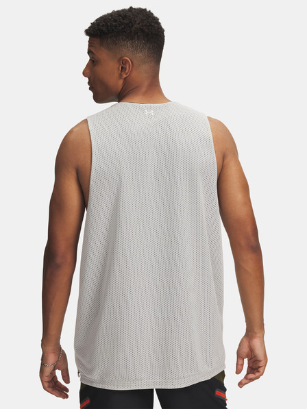 Under Armour Pánske tielko Under Armour UA M Courtside Reversble Jsy-WHT