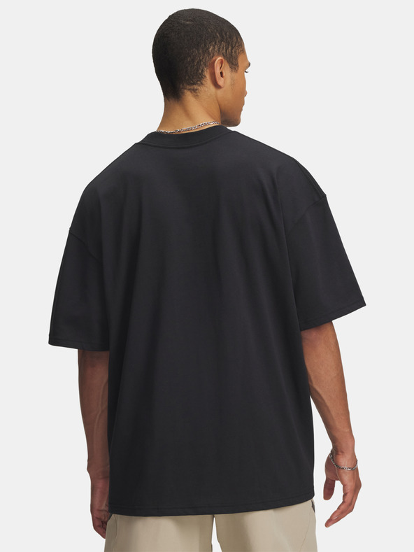 Under Armour Pánske tričko Under Armour UA HWT WOVEN LABEL SS-BLK