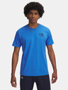 Under Armour Pánske tričko Under Armour UA TRIPLE STACK LC LOGO SS-BLU