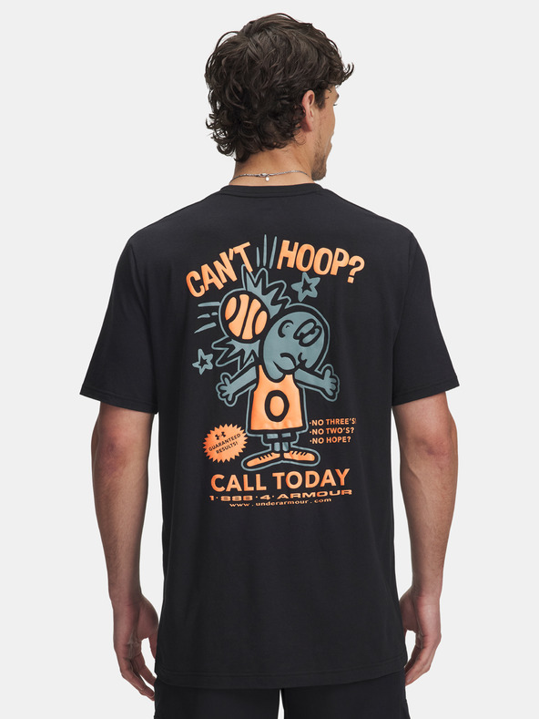 Under Armour Pánske tričko Under Armour UA M 60/40S Can't Hoop SS-BLK