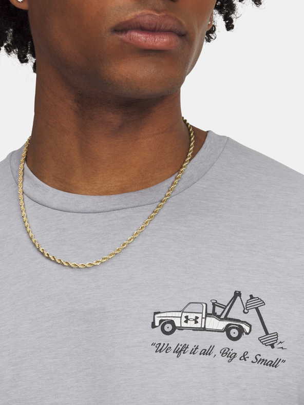 Under Armour Pánske tričko Under Armour UA 60/40S BODY SHOP SS-GRY