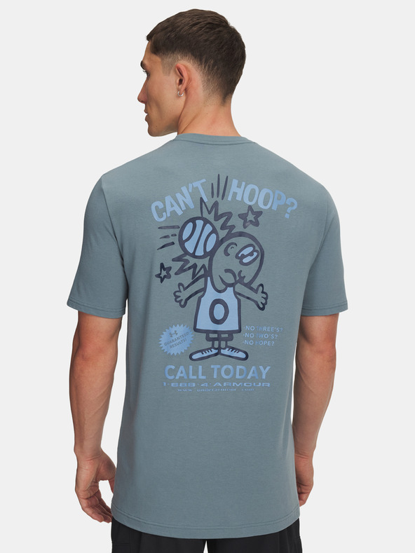 Under Armour Pánske tričko Under Armour UA M 60/40S Can't Hoop SS-BLU