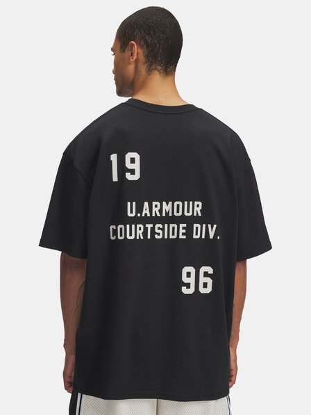 Under Armour Pánske tričko Under Armour UA M HWT OS Hoops Courtside-BLK