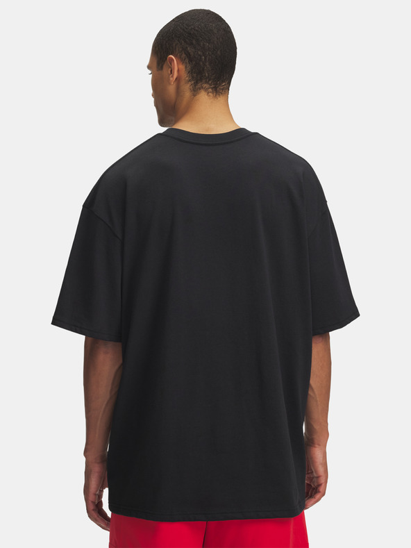 Under Armour Pánske tričko Under Armour UA M HWT Hoops Branded SS-BLK